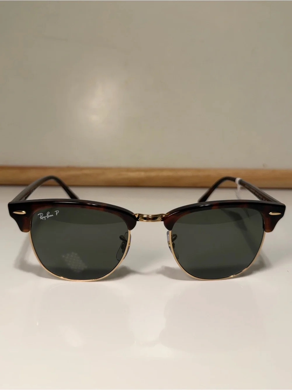 Ray-Ban Polarized Classic Clubmaster Sunglasses, 51mm NWT